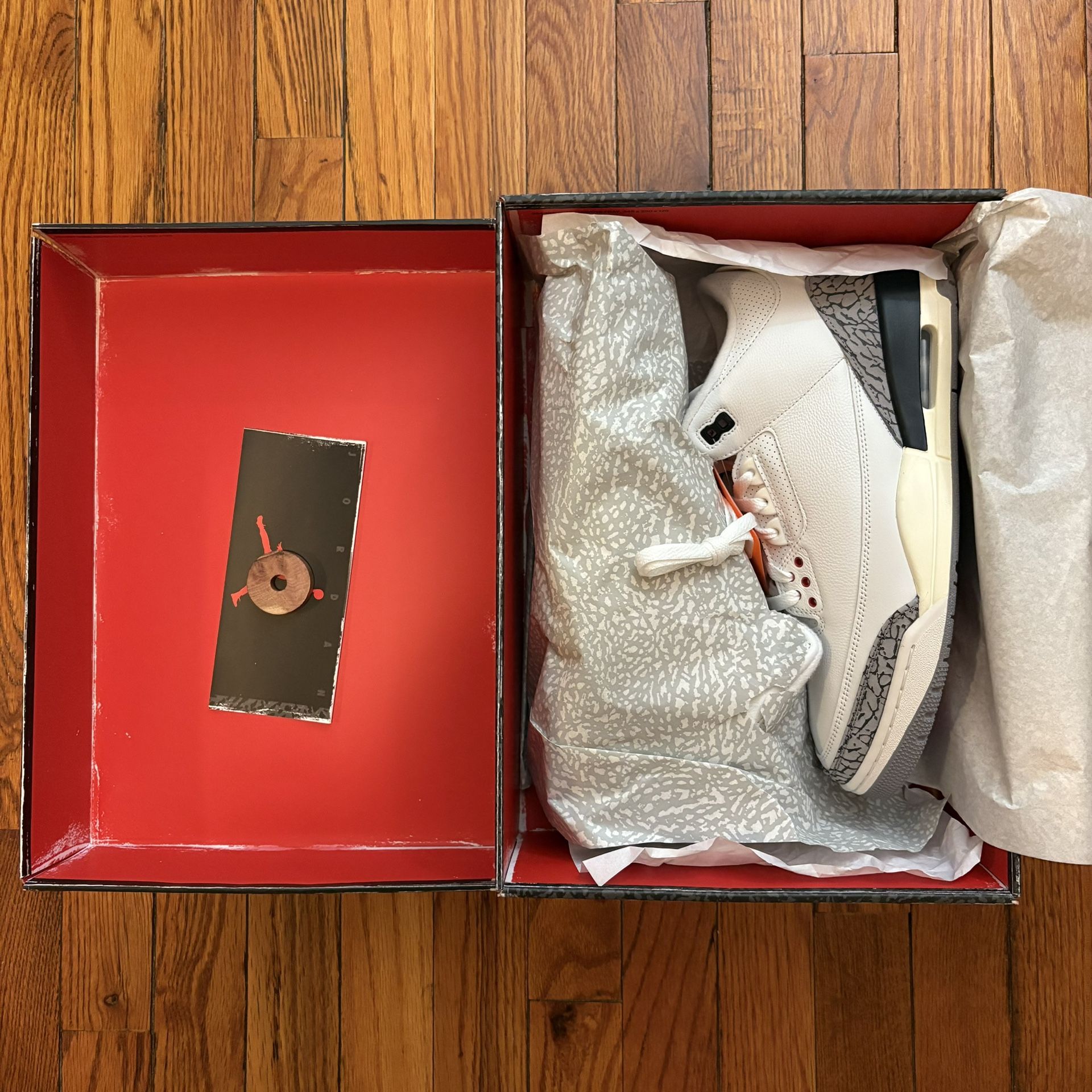 Jordan 3 White Cement Reimagined Size 11.0