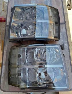 07-13 Chevy Silverado Headlights Faros Calaveras Micas Luces Lamps