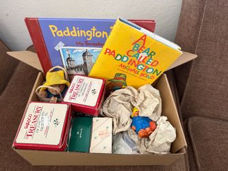Paddington Bear Collection Books Ornaments Plush Lot