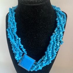 Multistrand Turquoise Necklace 
