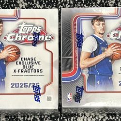 2025-26 Topps Chrome Basketball Mega Box Sealed!