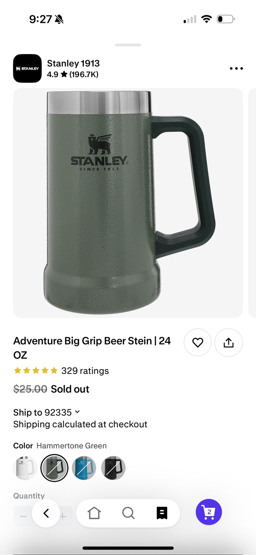 Beer Stein Stanley