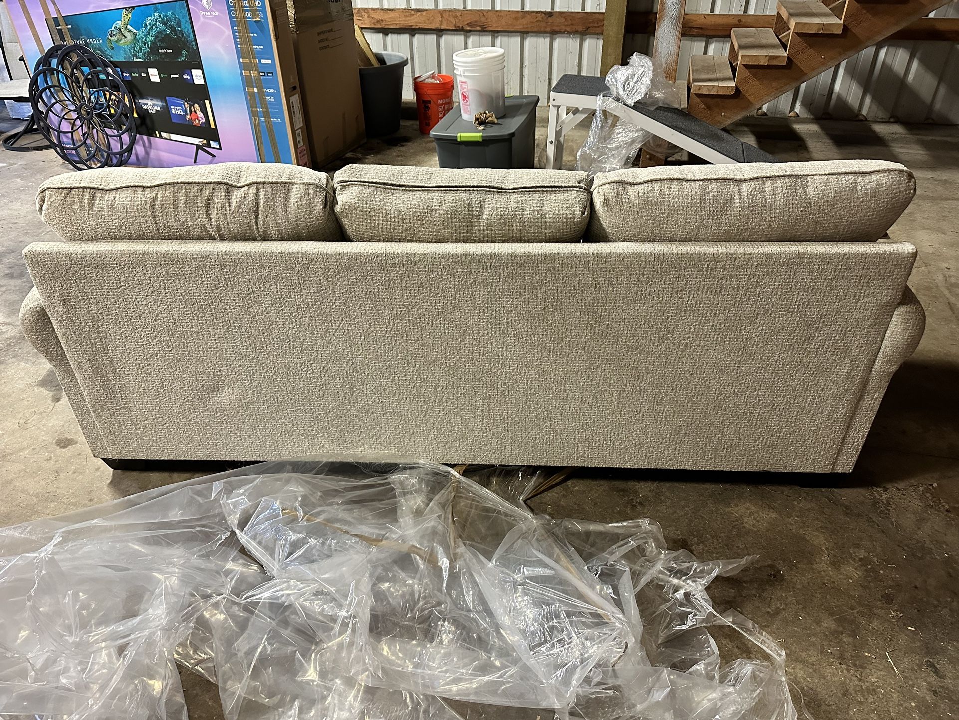 3 Person/ Seat Couch Off White Color