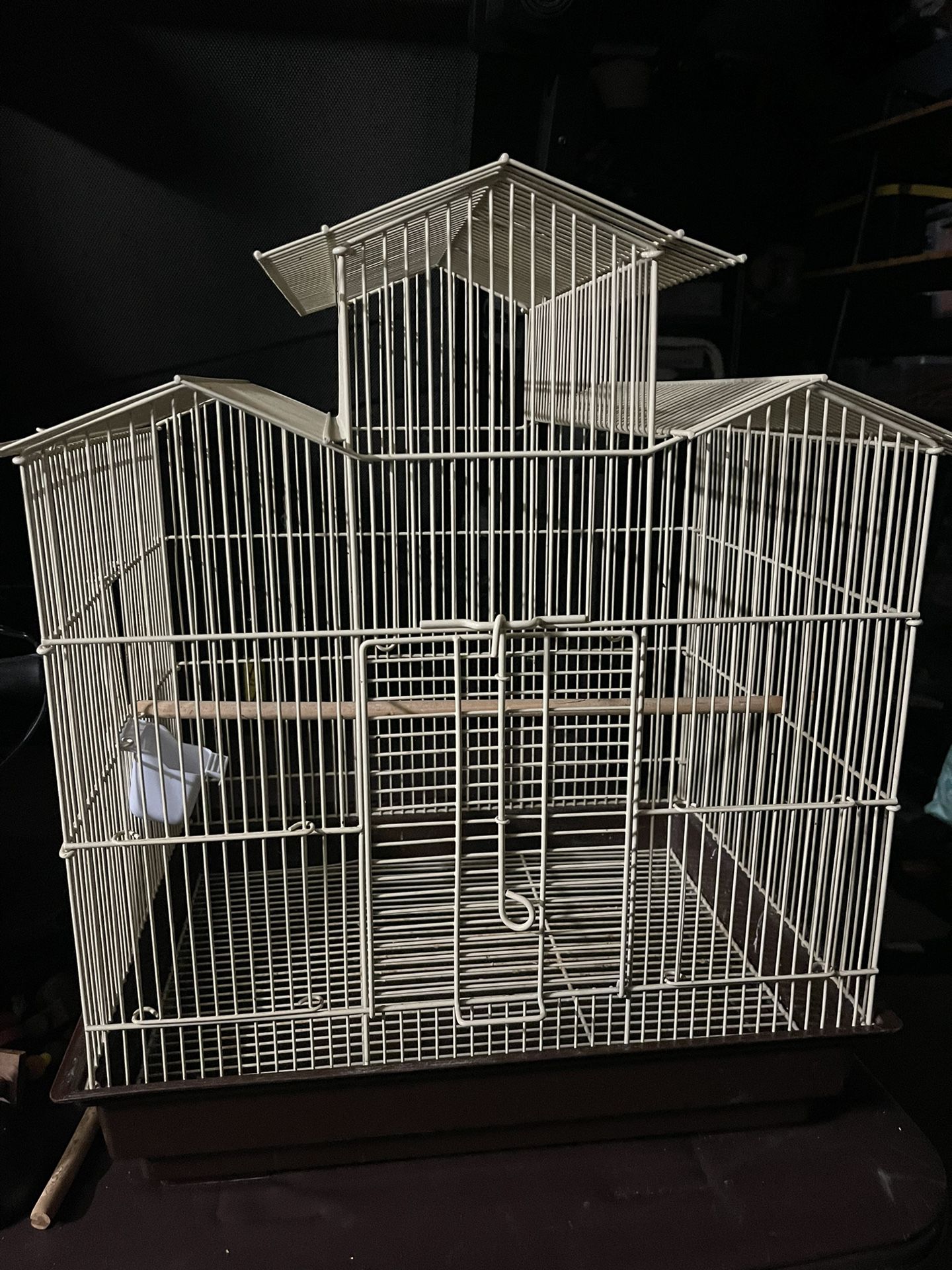 Gently used bird cage