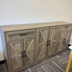 Farmhouse Style Sideboard Buffet Cabinet