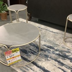 3 Pc Coffee Table Set