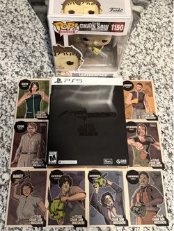 Texas Chain Saw Massacre PS5 Collector’s Bundle – Steelbook, Funko Pop, Art Cards
