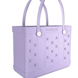 19in purple hurley tote  rubber