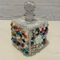 Handmade Jeweled Perfume Bottle