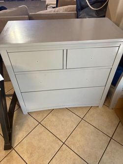 Grey Dresser changing table gray