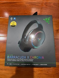 Brand New Barracuda X Chroma Wireless Gaming Headset, 2.4 Ghz, Black