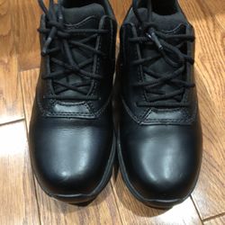 Work shoes in kitchen woman shoes