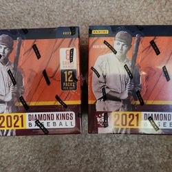 2021 Panini Diamond Kings MLB Baseball Hobby Box (2 Autos or Memorabilia) 