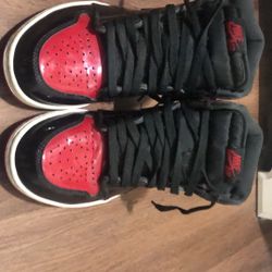 jordan 1 red and black leather OG