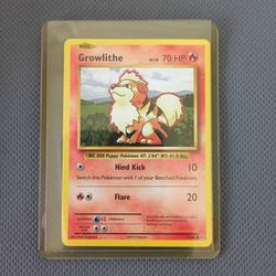 1999 POKEMON GAME SHADOWLESS
GROWLITHE #28