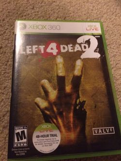 Xbox 360 left for dead 2 game