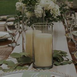 20 Hurricane Vases For A Wedding 