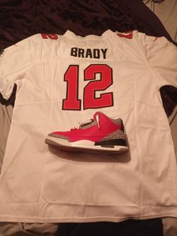 Authentic #12 Brady Bucs Jersey... Sz 3X w/ Tags