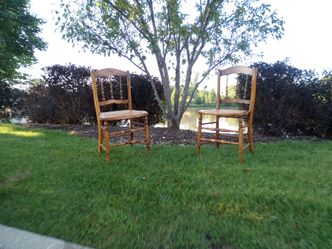 One pair of 19th Century Victorian Antique Chairs