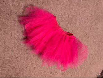 New large hot pink tutu skirt festival rave costume tulle raver neon short dance