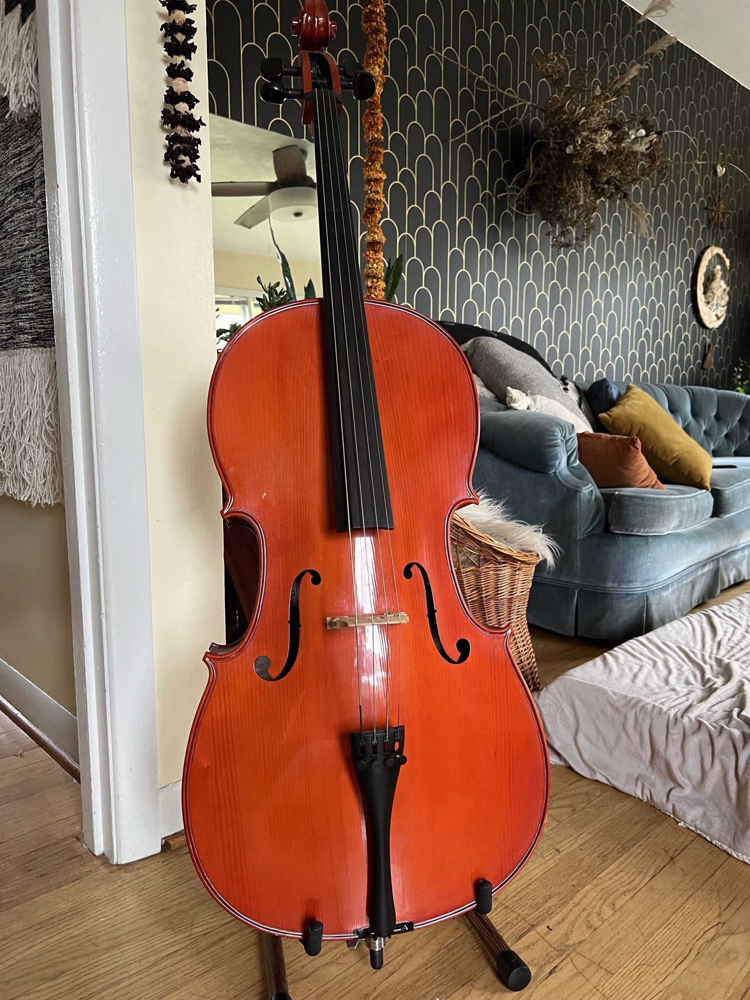 Cremona SC-175 Premier Student Series Cello Outfit 4/4 Outfit