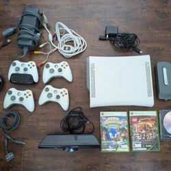 Flashed Xbox 360 Jasper With Controllers, Games, And More