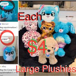 $4 each Build a Bear 🐻 and Squishmallow plushies in great condition or All For $15