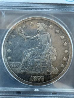 1877-S US Trade Dollar Silver Coin