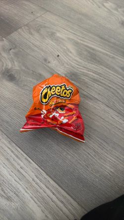 Empty bag of Cheetos