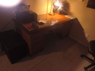 Solid wood desk 80$