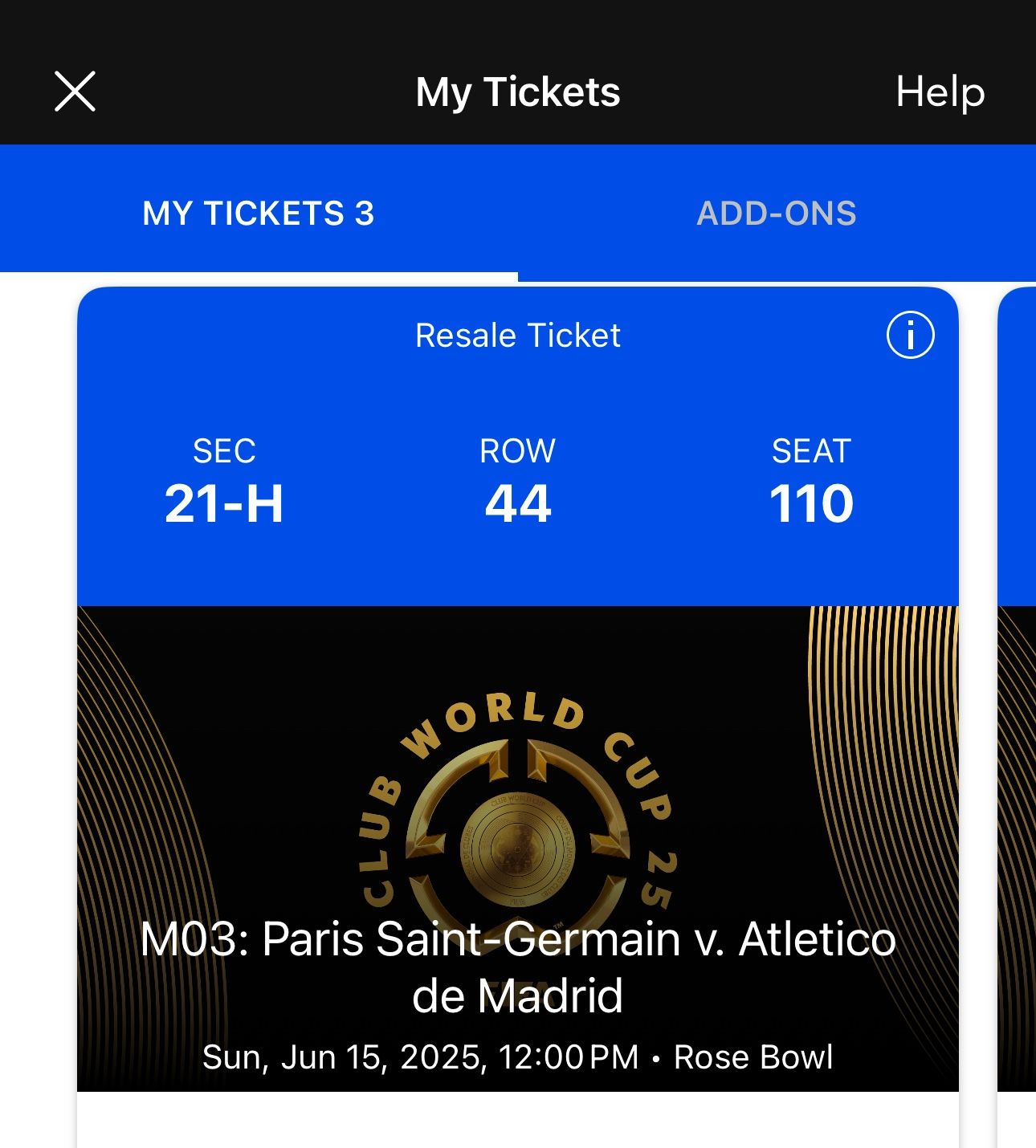 FIFA -Paris Saint Germain v Atletico De Madrid Soccer Game June 15 — Rosebowl, Pasadena
