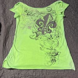 Cute Green Cross Shirt