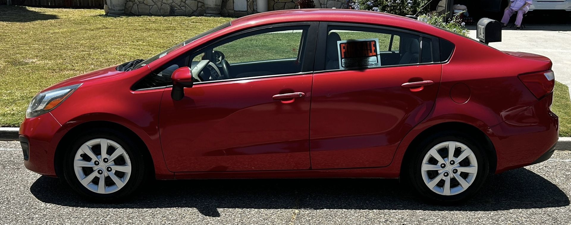 2013 Red Kia Rio Sedan