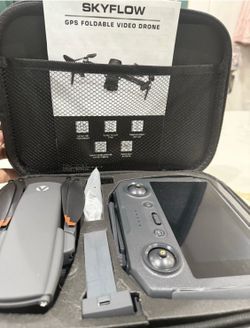 Vivitar Skyflow GPS Foldable Video Drone unopened box