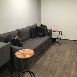 FRIHETEN Sleeper sofa, Skiftebo dark gray
