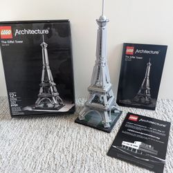 LEGO Architecture 21019 The Eiffel Tower Paris France with Box and Instructions 321 pieces