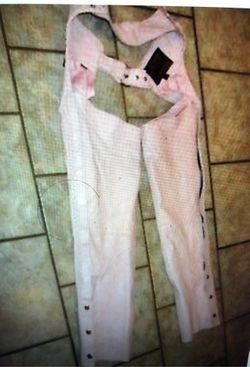 Leather chaps XXS Pink