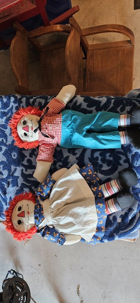 Raggedy Ann And Andy Dolls