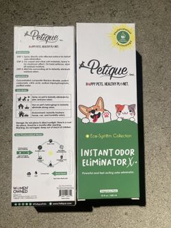 Petique Pet Odor Spray, 10oz. Bottles.