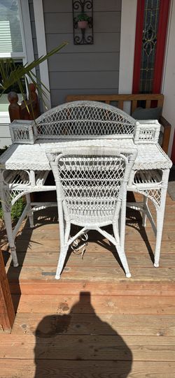 Boho Style Desk And Chair