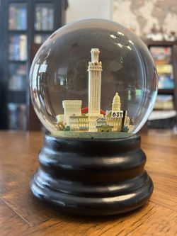 2001 Austin Snow Globe with Music “Deep in the Heart of Texas” - Saks Fifth Avenue