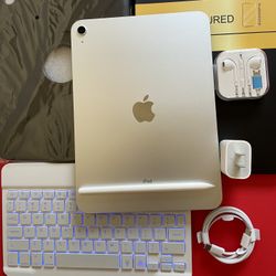 256gb Apple IPad 10th Generation (10.9” Liquid Retina / 2022 model) with pen, keyboard, case & Accessories (warranty 2026) 