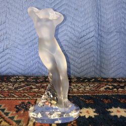 Lalique France Sculpture Of A Dancer Arms Up