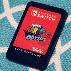 Super Mario Odyssey (Nintendo Switch, 2017) Cartridge Only Tested Fast Shipping