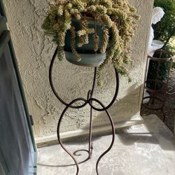 Wrought Iron Plant Stand