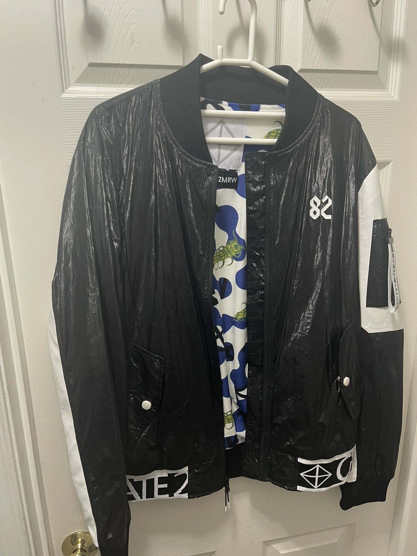 Black Create 2mrw Bomber Jacket Size M