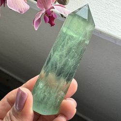 Small Green Fluorite Tower 