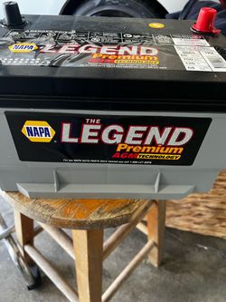 NAPA The Legend Premium AGM Battery BCI No 9865 750 CCA 12V