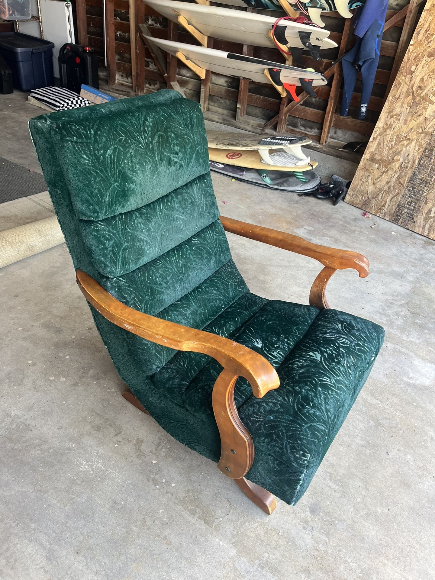 Groovy Green Rocking Chair