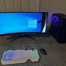 Gaming Pc with Monitor